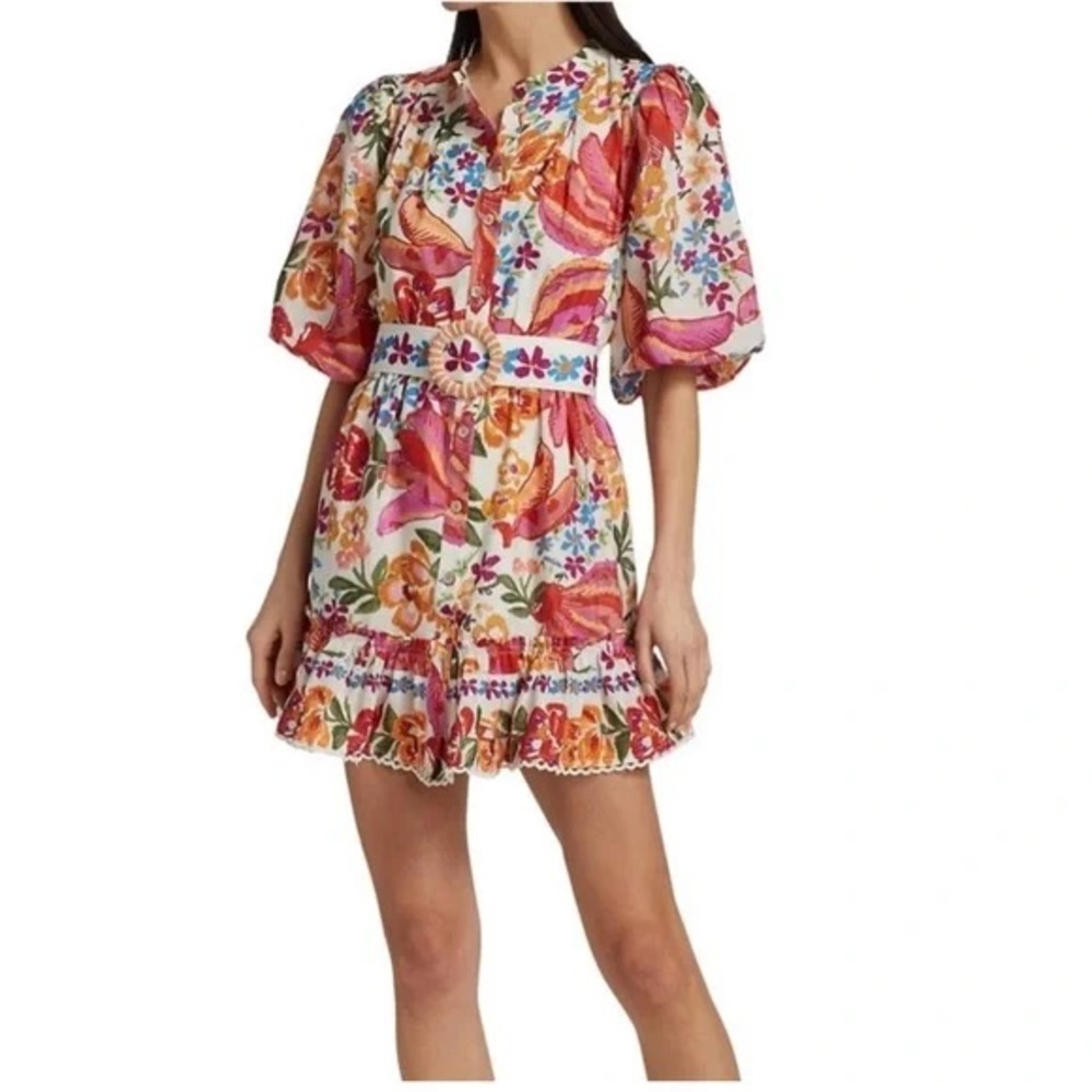 Farm Rio Spring Bananas Belted Mini